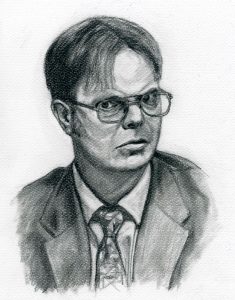 maite sanchez painting office dwight schrute